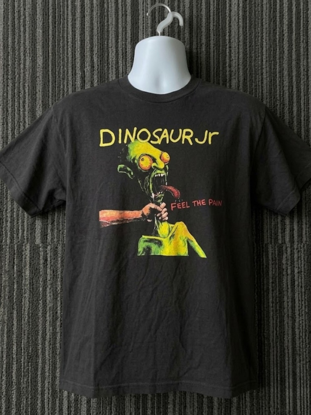 Dinosaur Jr Feel The Pain Graphic T-Shirt Black Indie Rock Band Gildan Tee